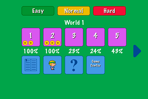 villagers vs robots run menu